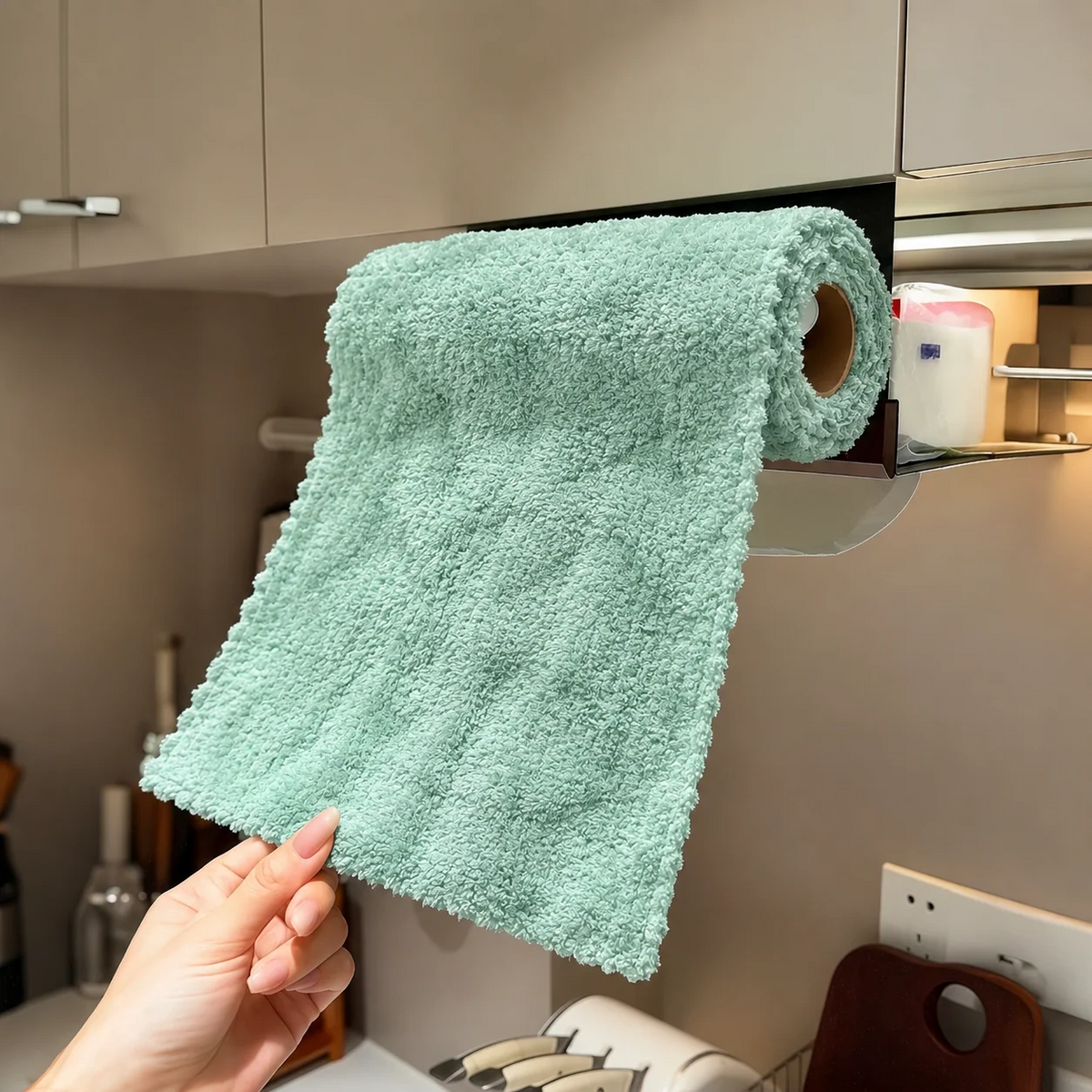 Anti-Bacterial Reusable Kitchen Cleaning Cloth Roll