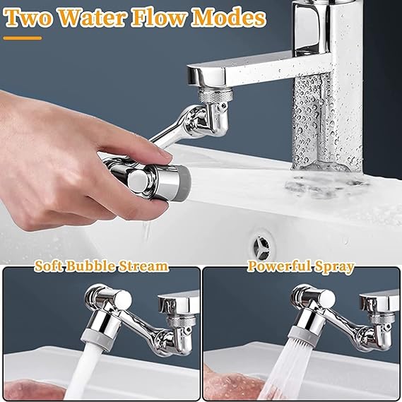 1080° Flexible Faucet Extender – Dual Mode