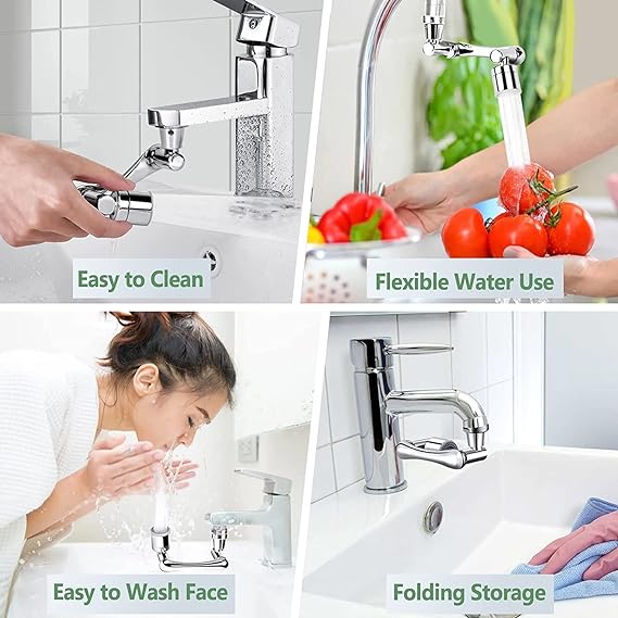 1080° Flexible Faucet Extender – Dual Mode