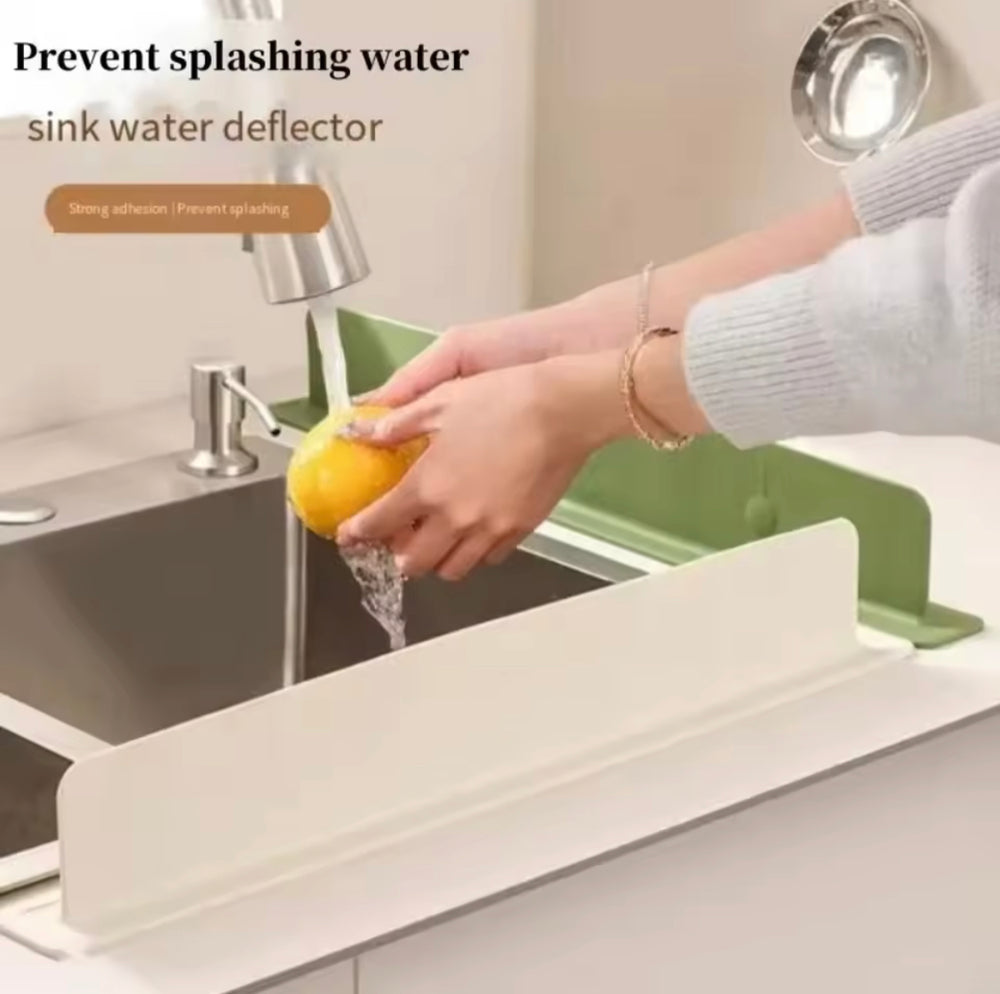 Silicone Sink Splash Guard | Water Retaining Strip Barrier
