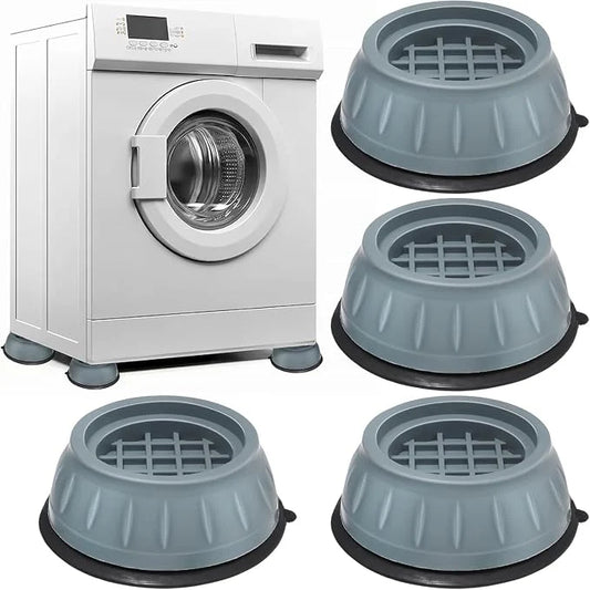 4 Packs - Anti-Vibration Washing Machine Feet Pads