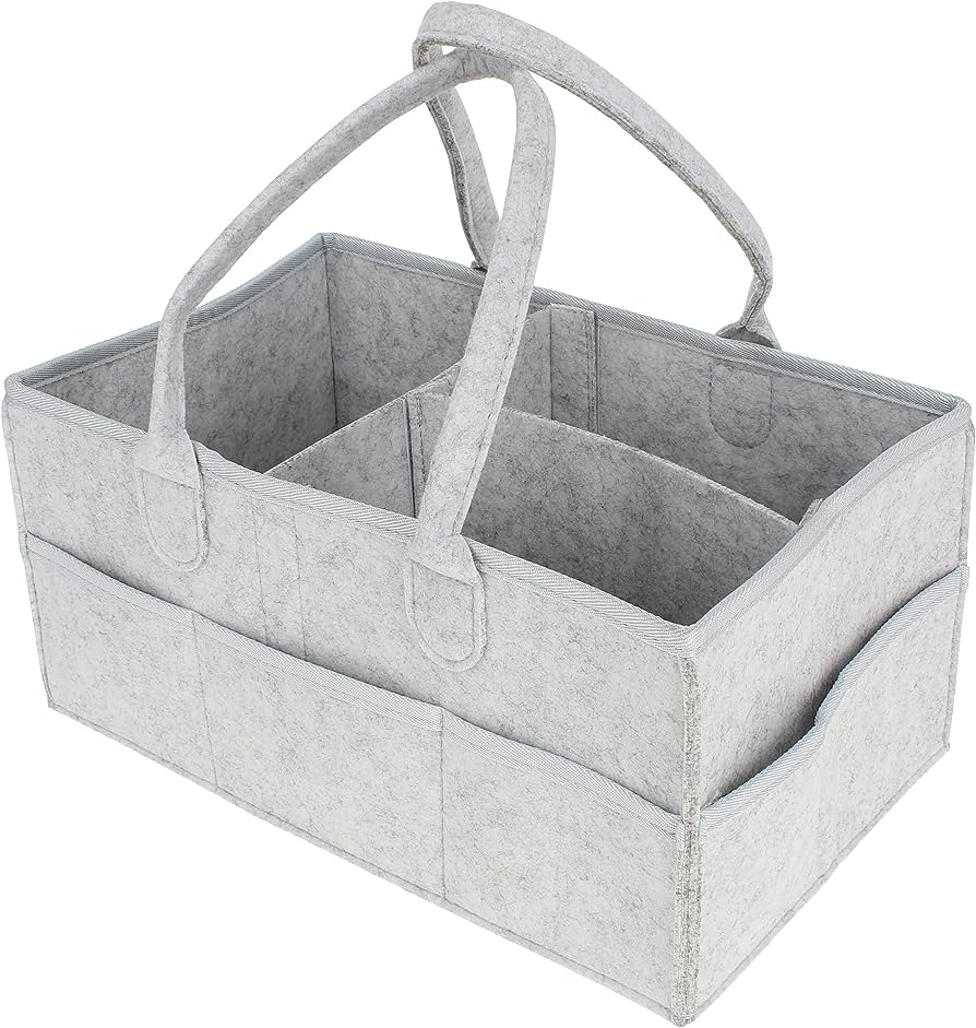 Baby Diaper Caddy Organizer With Pockets
