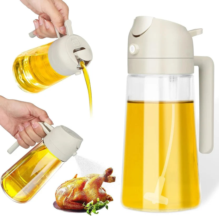 2-in-1 Sprayable & Pourable Oil Dispenser