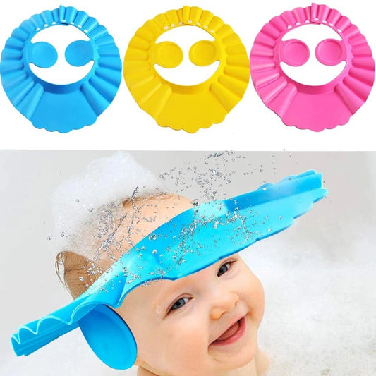 Soft Baby Shower Cap with Stopper