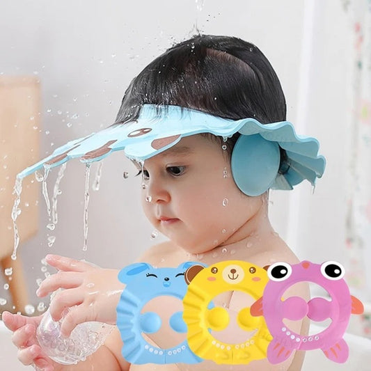 Soft Baby Shower Cap with Stopper