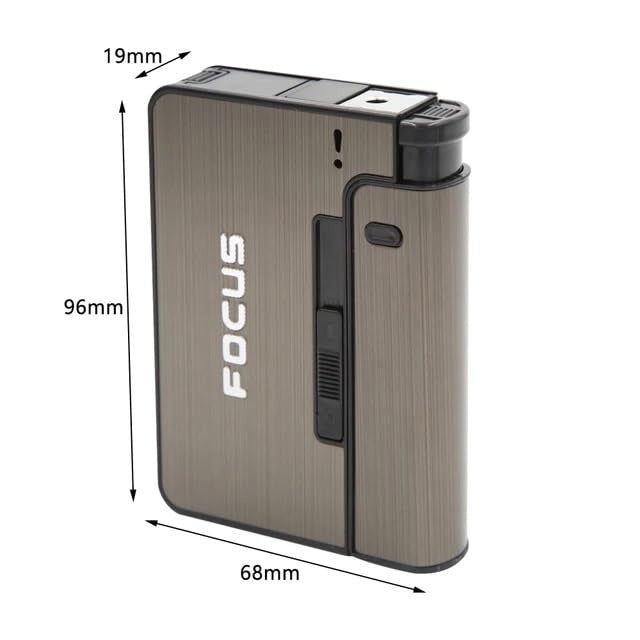 2-in-1 Cigarette Case with Lighter – Premium Design